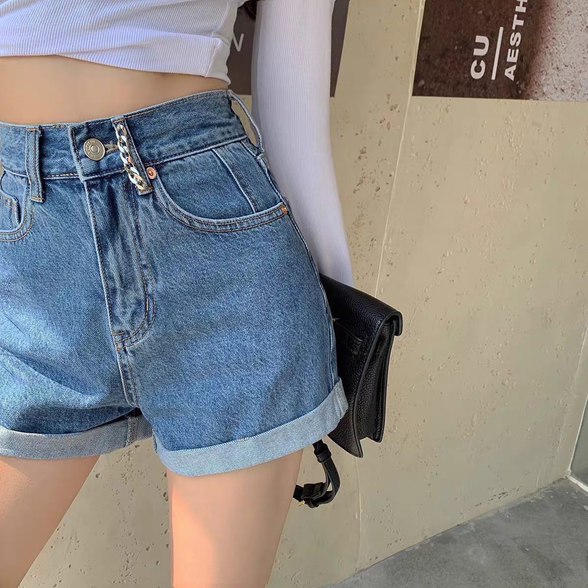 Wendy denim shorts