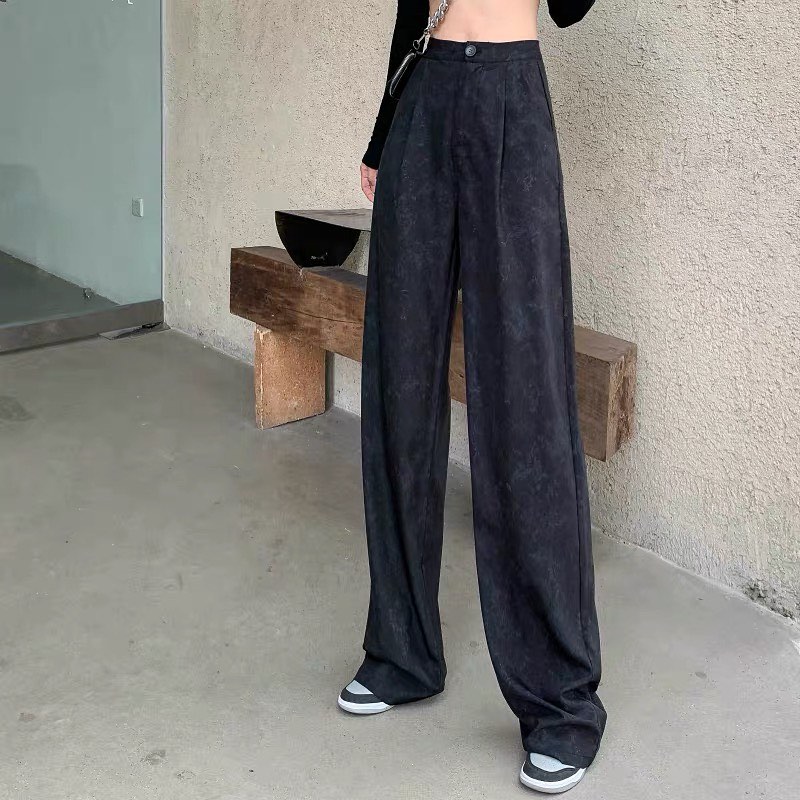 Wide-leg suit trouser